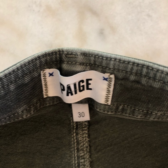Paige Hoxton Utilitarian Ankle Raw Hem Denim 30 - Picture 6 of 13